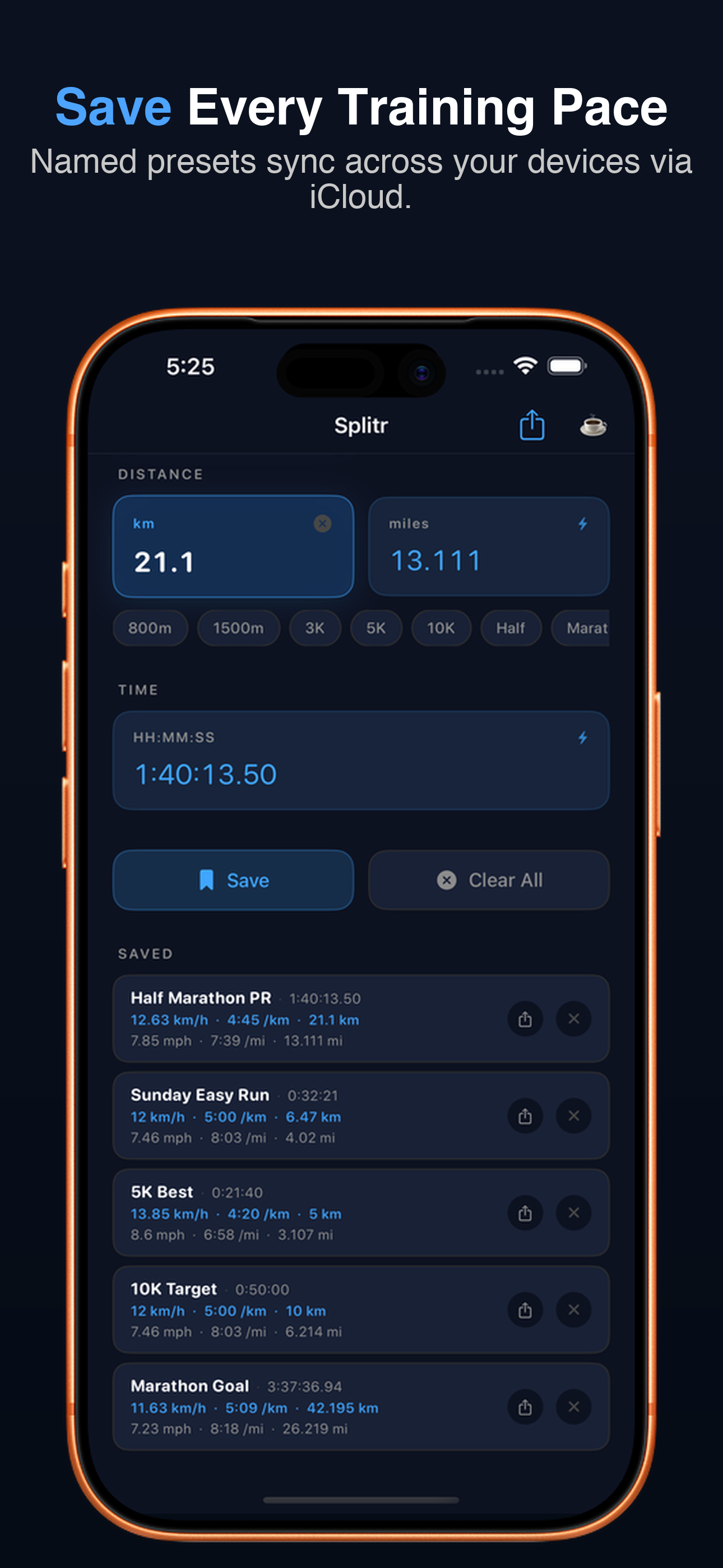 Splitr: Run Calculator screenshot 5