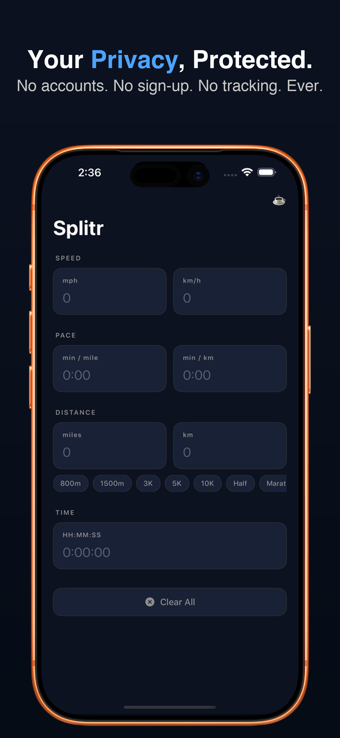 Splitr: Run Calculator screenshot 8