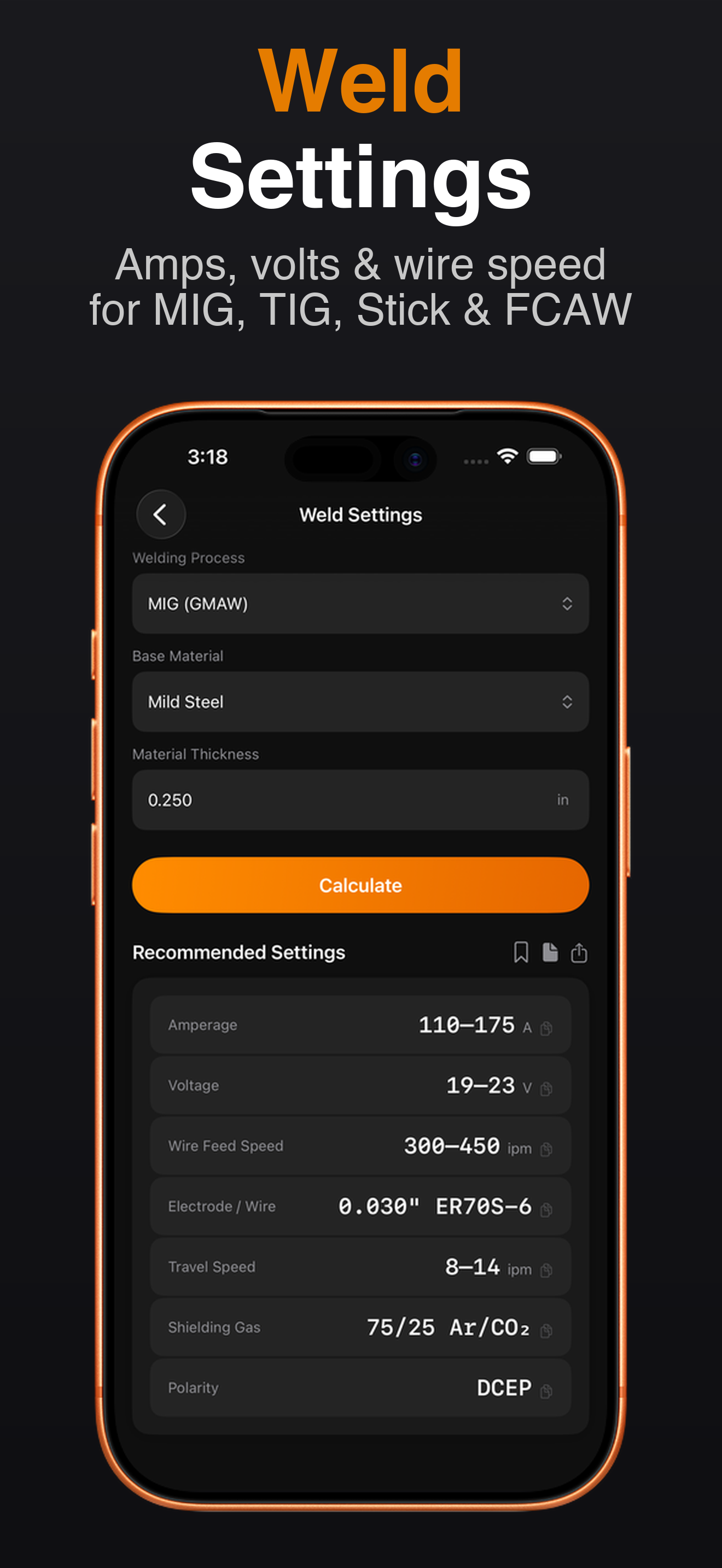 Welding Reference Pro screenshot 2