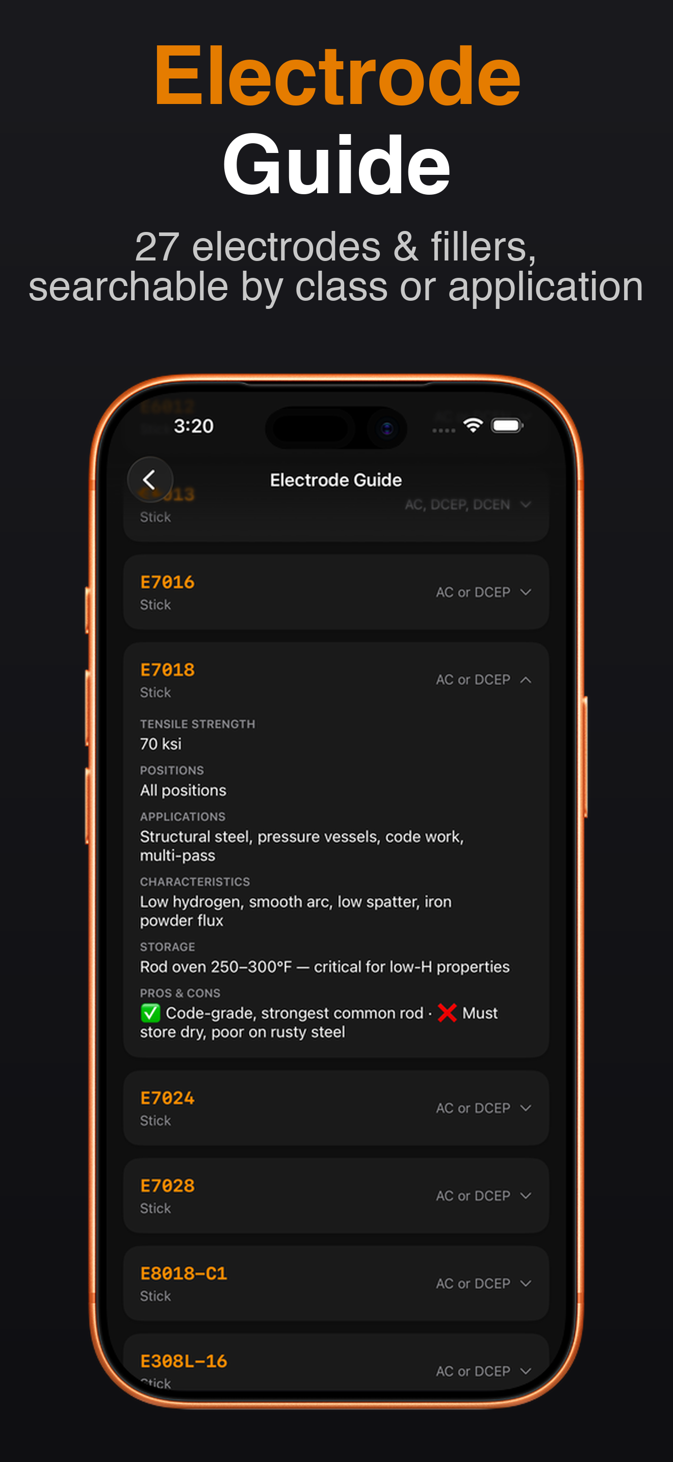 Welding Reference Pro screenshot 4