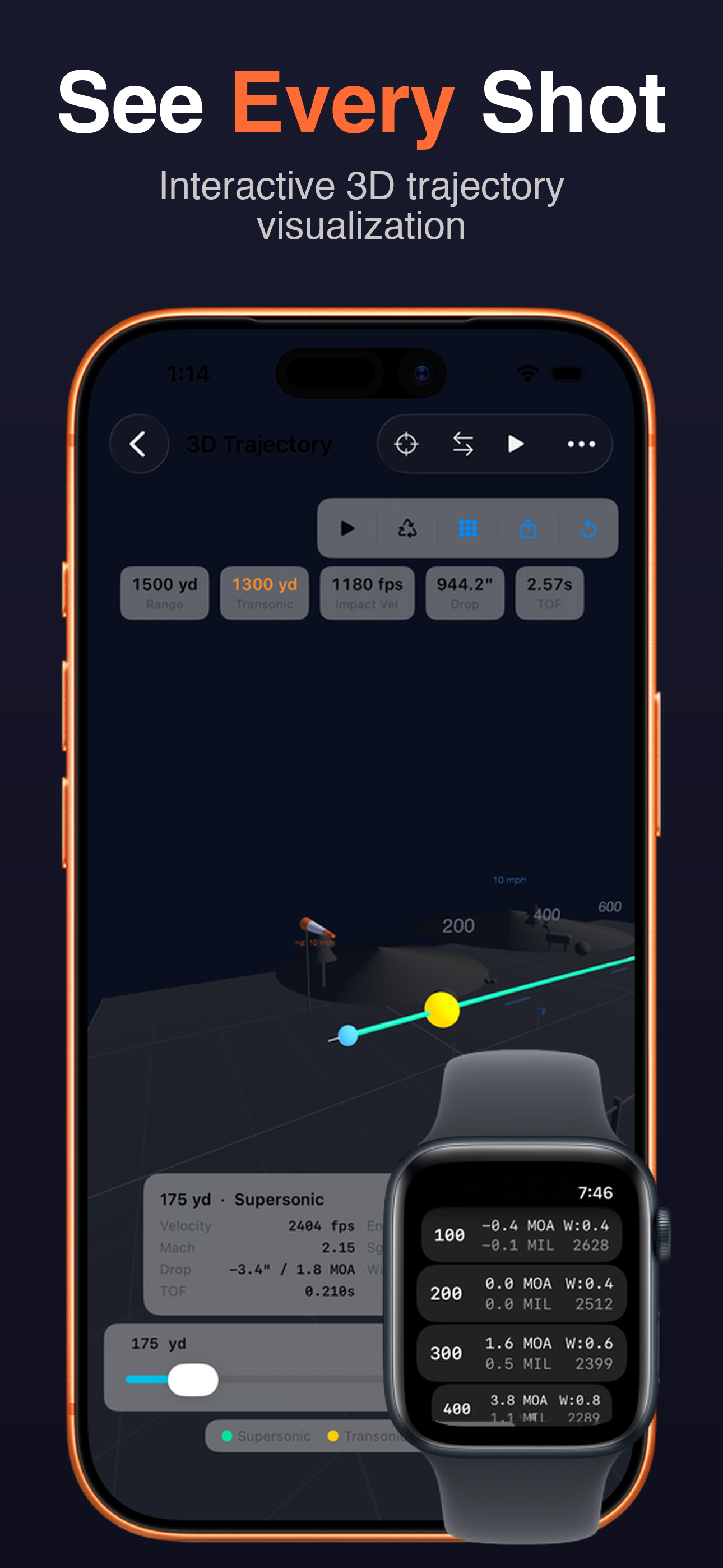 Zima: Ballistics Calculator screenshot 1