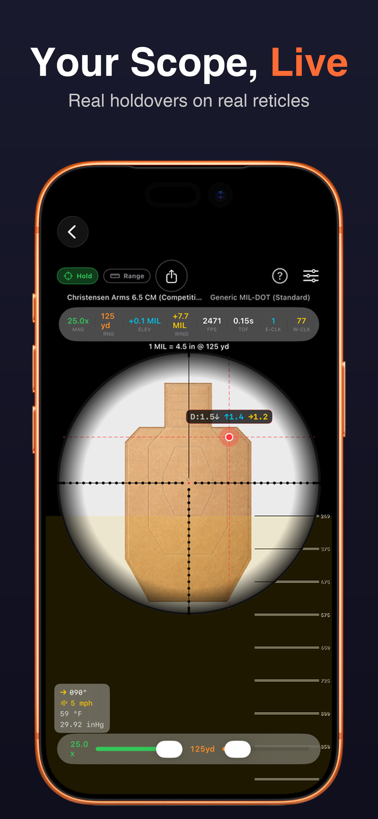 Zima: Ballistics Calculator screenshot 3