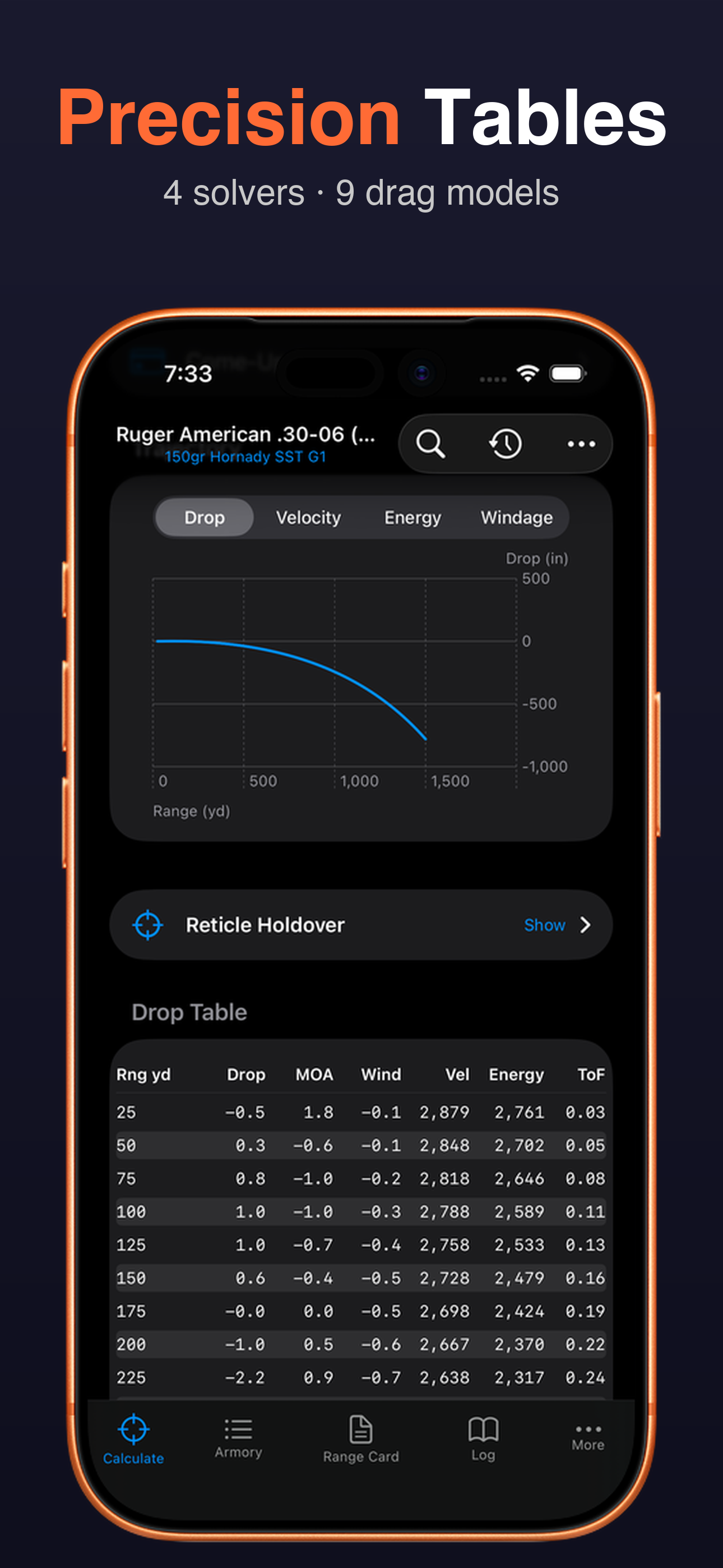 Zima: Ballistics Calculator screenshot 4