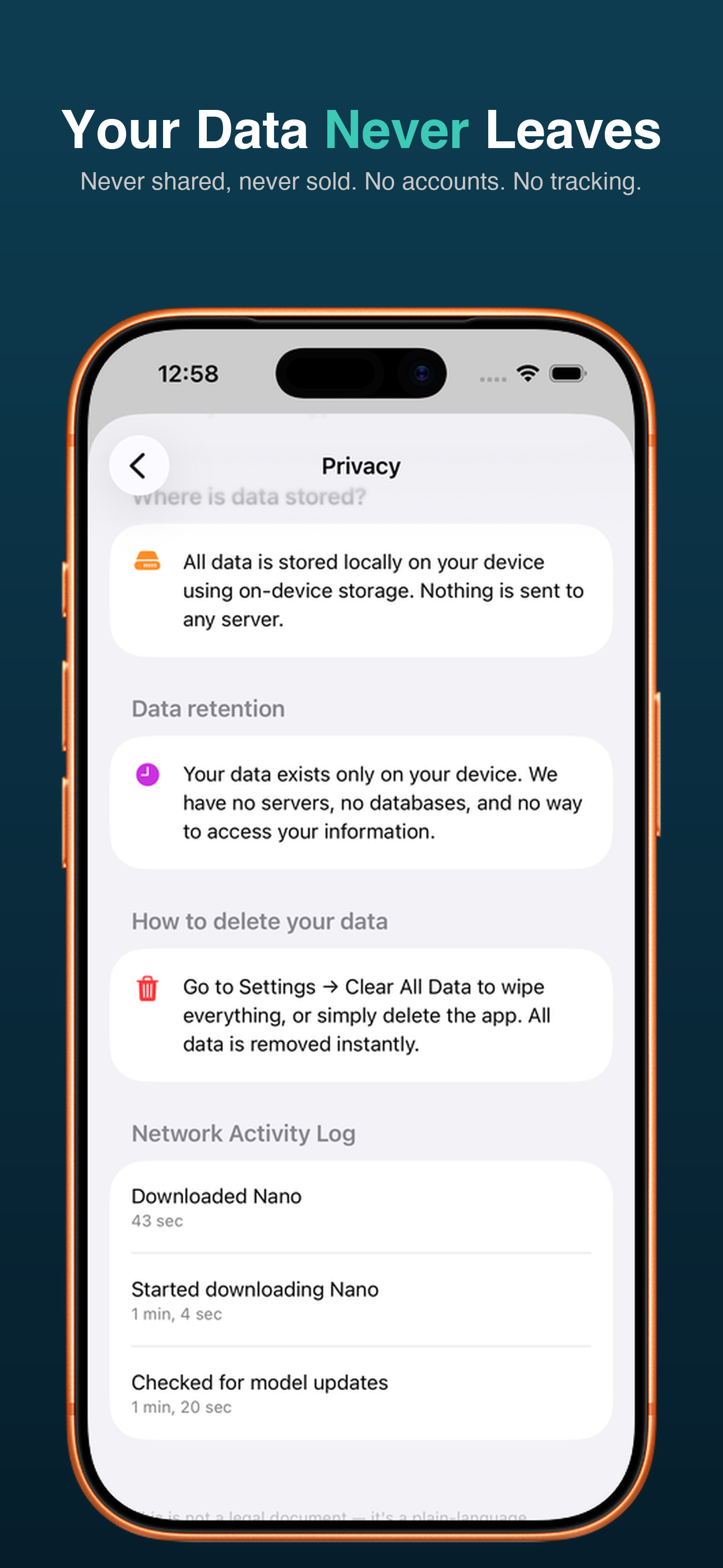 Zima: Offline AI screenshot 10